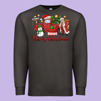 Premium Sweatshirt merry christmas truck