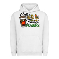 Coffee Gives Me Teacher Powers Urban Hoodie | Teevron