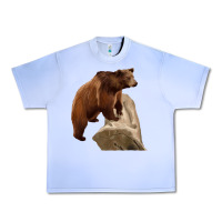 Grape Ice California Grizzly Bear Urban Heavy Tee - RanaPortraitStore