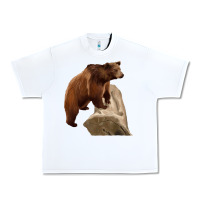 White California Grizzly Bear Urban Heavy Tee - RanaPortraitStore