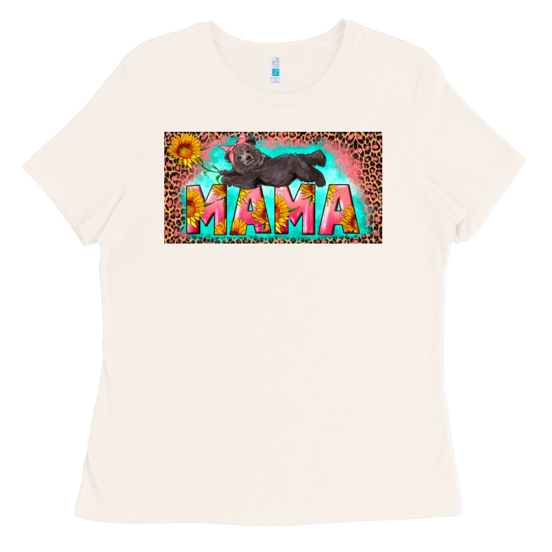Mama With Baby Bear And Leopard License Plate Ladies Tee by Artiststas | Teevron