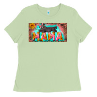 Matcha mama with baby bear and leopard license plate Ladies Tee - Artiststas
