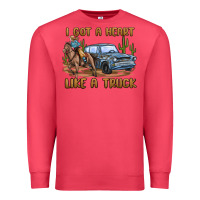 Cardinal i got a heart like a truck Premium Sweatshirt - MaliasSmallBusiness