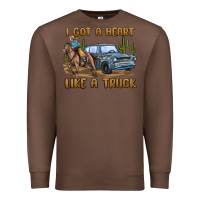 Chestnut i got a heart like a truck Premium Sweatshirt - MaliasSmallBusiness
