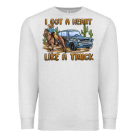 Oatmeal Heather i got a heart like a truck Premium Sweatshirt - MaliasSmallBusiness