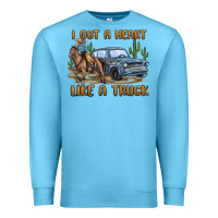 Ocean Blue i got a heart like a truck Premium Sweatshirt - MaliasSmallBusiness