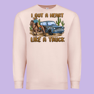 Premium Sweatshirt i got a heart like a truck