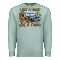Seafoam i got a heart like a truck Premium Sweatshirt - MaliasSmallBusiness