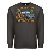 Smoke i got a heart like a truck Premium Sweatshirt - MaliasSmallBusiness