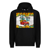 Black just a small town girl with car Premium Hoodie - HRA Design Shop