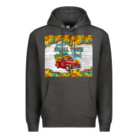Charcoal Heather just a small town girl with car Premium Hoodie - HRA Design Shop