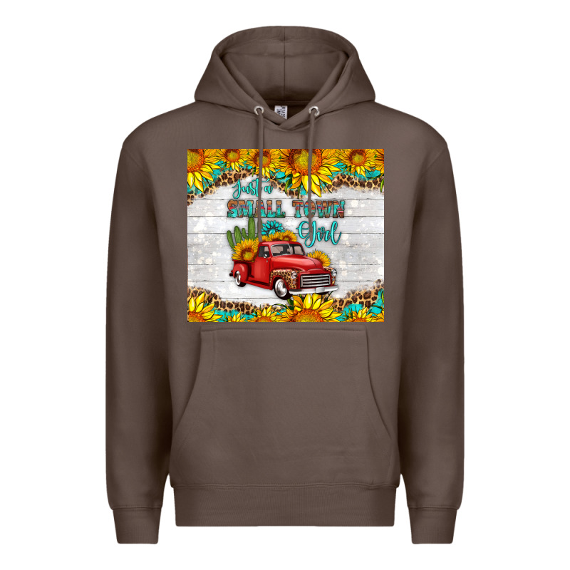 Just A Small Town Girl With Car Premium Hoodie by HRA Design Shop | Teevron