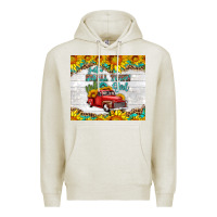 Oatmeal Heather just a small town girl with car Premium Hoodie - HRA Design Shop