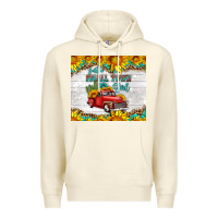 Sandshell just a small town girl with car Premium Hoodie - HRA Design Shop