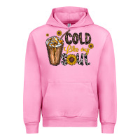 Fuchsia Pink cold like my soul Urban Hoodie - CowhideDigitalArt