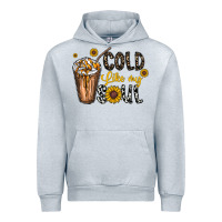 Heather Grey cold like my soul Urban Hoodie - CowhideDigitalArt