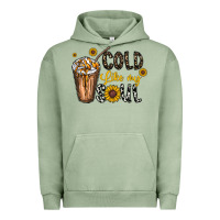 Pigment Oil Green cold like my soul Urban Hoodie - CowhideDigitalArt