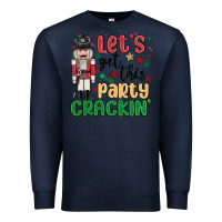 Navy lets get this party crackin Premium Sweatshirt - MaliasSmallBusiness