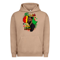 Pigment Burro free ish since 1865 black man Urban Hoodie - HRA Design Shop