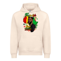 Sandshell free ish since 1865 black man Urban Hoodie - HRA Design Shop