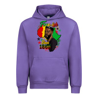 Tulip free ish since 1865 black man Urban Hoodie - HRA Design Shop