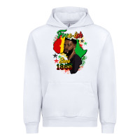 White free ish since 1865 black man Urban Hoodie - HRA Design Shop