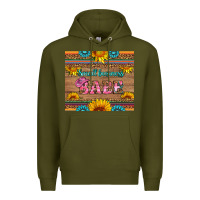 Army Green small business babe Premium Hoodie - HRA Design Shop