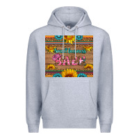 Heather Grey small business babe Premium Hoodie - HRA Design Shop