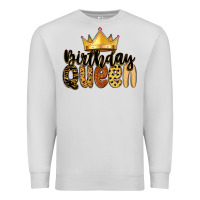 Dove Grey birthday queen Premium Sweatshirt - MaliasSmallBusiness