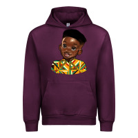 Mauve Wine black boy Urban Hoodie - HRA Design Shop