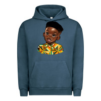 Pigment Midnight Navy black boy Urban Hoodie - HRA Design Shop