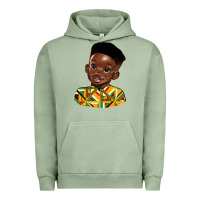 Pigment Oil Green black boy Urban Hoodie - HRA Design Shop