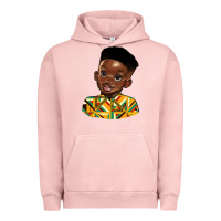 Pigment Salmon black boy Urban Hoodie - HRA Design Shop