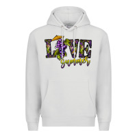 Dove Grey love summer Premium Hoodie - CowhideDigitalArt