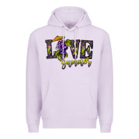 Lilac love summer Premium Hoodie - CowhideDigitalArt