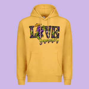 Love Summer Premium Hoodie Designed By Cowhidedigitalart