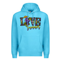Ocean Blue love summer Premium Hoodie - CowhideDigitalArt