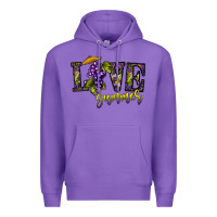 Purple love summer Premium Hoodie - CowhideDigitalArt