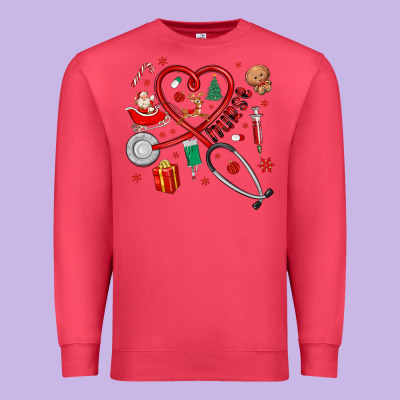 Premium Sweatshirt christmas nurse