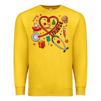 Lemon christmas nurse Premium Sweatshirt - MaliasSmallBusiness
