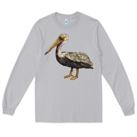 Moon Dust louisiana state bird pelican Long Sleeve Tee - BarkalooDesign