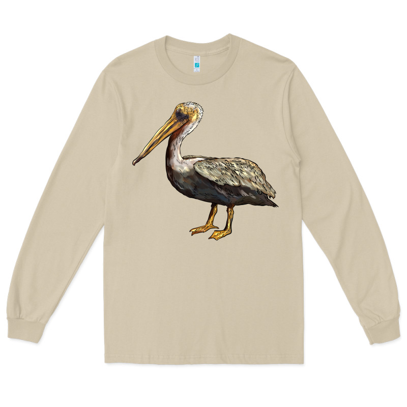 Louisiana State Bird Pelican Long Sleeve Tee by BarkalooDesign | Teevron
