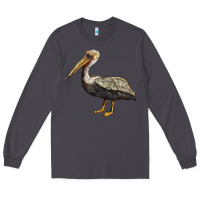 Smoke louisiana state bird pelican Long Sleeve Tee - BarkalooDesign