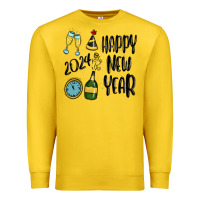 Lemon happy new year 2024 Premium Sweatshirt - MaliasSmallBusiness