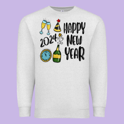 Premium Sweatshirt happy new year 2024