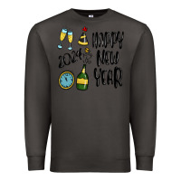 Smoke happy new year 2024 Premium Sweatshirt - MaliasSmallBusiness