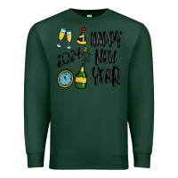 Sports Green happy new year 2024 Premium Sweatshirt - MaliasSmallBusiness