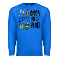 True Royal happy new year 2024 Premium Sweatshirt - MaliasSmallBusiness