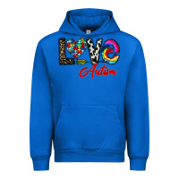 Cobalt love autism Urban Hoodie - CowhideDigitalArt