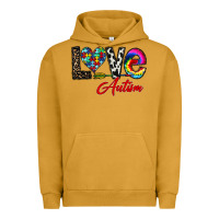 Pigment Peanut Butter love autism Urban Hoodie - CowhideDigitalArt
